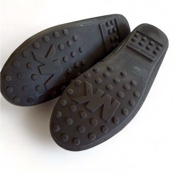 Michael Kors Daisy Leather Moccasin Loafer Black Size 8 - Picture 3 of 6